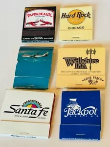 Caja porta fósforos de colección publicidad LOTE Airlines Wellshire Inn Jackpot M9 - Imagen 1 de 2