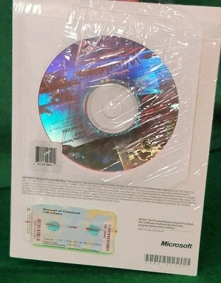 MICROSOFT WINDOWS XP PROFESSIONAL w/SP2 FULL OPERATING SYSTEM MS WIN PRO - Image 1 of 4
