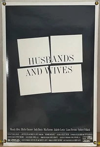 PÓSTER DE PELÍCULA MARIDOS Y ESPOSAS DS ENROLLADO ORIGINAL DE UNA HOJA WOODY ALLEN (1992) - Imagen 1 de 1