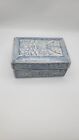 VTG MCM Chinese Blue White Porcelain Box w/ Moth Beetle PRC 4.5"x3" - 1940's
