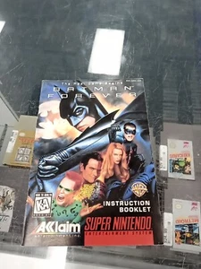 Batman Forever SNES Instruction Manual - Picture 1 of 3