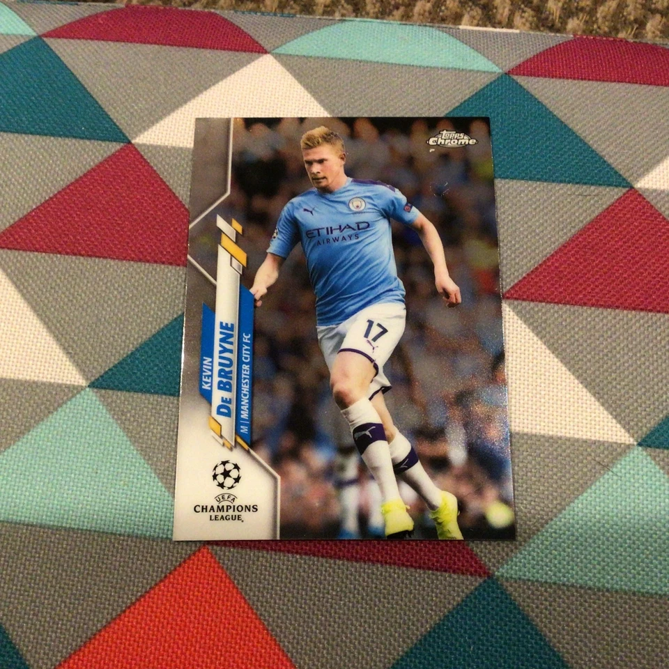 #19 Kevin De Bruyne Manchester City  2019-20 TOPPS CHROME UEFA CHAMPIONS LEAGUE - Image 1 of 1