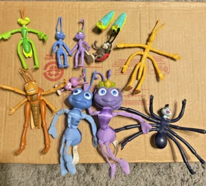 VTG Lot Of 12 Disney Pixar A Bugs Life Main Characters Favorites Great Condition - Picture 1 of 10