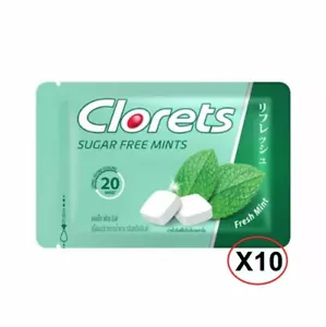 Clorets Caramelle Senza Zucchero Menta Fresca 16,8 g Lancia Menta Fl, Confezione da 10 - Foto 1 di 7