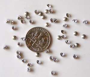 pp24 3mm 12ss Crystal IHC 1088 Austrian Chaton Pointed Back Rhinestone 36 pcs - Picture 1 of 3