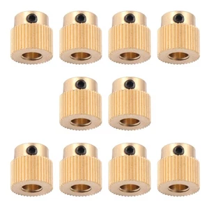 10 Pcs 3D Printing Accessories Brass Extruder Wheel 3d Printer Parts Kit - Afbeelding 1 van 12