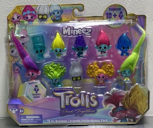 DreamWorks Trolls Band Together Mineez 11pc Brozone + Friends Performance Pack - Picture 1 of 7