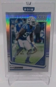 Actualización de puntuación 2018 Panini Honors Darius Leonard tinta plateada dorada automática/75 - Imagen 1 de 2