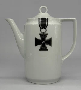 Rosenthal Bavaria Empire Coffee Tea Serving Pot Prussia Iron Cross 1914 Vintage - Picture 1 of 11