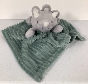 2022 Modern Baby Dinosaurier Lovey Security grün grau Plüsch Triceratops - Bild 1 von 8