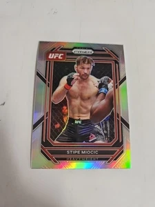 2023 UFC PRIZM #196  Stipe Miocic Silver Prizm Heavyweight  - Picture 1 of 2
