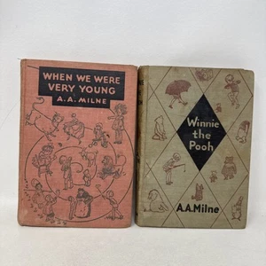 AA Milne Lot Winnie The Pooh 1950, When We Were Very Young 1956 - Picture 1 of 24