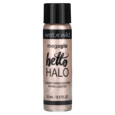 MegaGlo, Hello Halo Liquid Highlighter, 304A Halo, Goodbye, 0.5 fl oz (15 ml) - Image 1 of 3