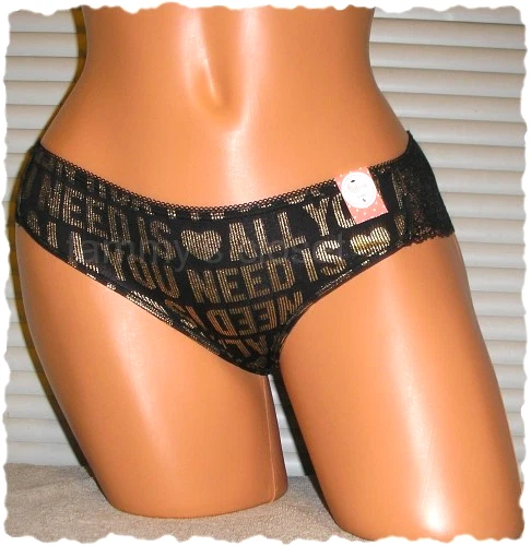 Bragas Lencería Flirtitude All You Need is Love Bikini Pequeño Adulto Regalo Foto 1 de 4