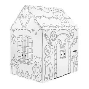 Lebkuchenhaus - Kinder Kunst & Handwerk für Indoor Spaß, Farbe Lieblings Urlaub S... - Bild 1 von 8