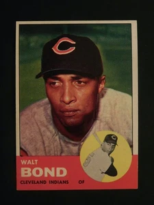 1963 Topps Baseballkarte #493 Walt Bond (EX-MT/NM) - Bild 1 von 2