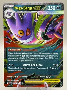 Tarjeta Pokémon Mega-Gengar ex 056/094 - Llamas fatales - ALEMÁN & NUEVO - Imagen 1 de 2