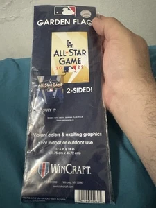 2022 MLB All Star Game 2 Sided Garden Flag 12.5x18” MLB - Picture 1 of 3