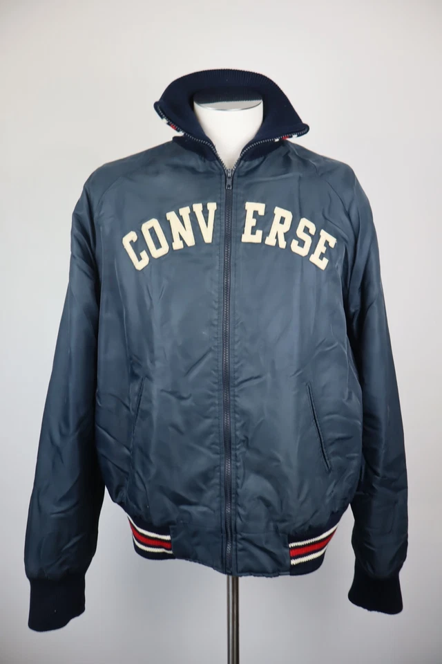 Converse Veste Matelassée Homme Tg. XL Man Casual Vintage Avec Zip - Photo 1/4
