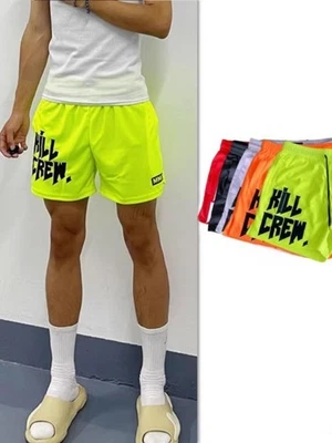 Men Summer Running Sport Gym Quick Dry Mesh Kill Crew Pant Bodybuilding Shorts - Image 1 of 4