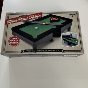 MERIDIAN POINT BRAND MINI POOL TABLE FOR DESKTOP Used Some Balls Missing - Picture 1 of 4