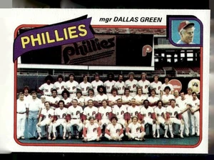 Topps 1980 Topps Philadelphia Phillies / Dallas Green Philadelphia Phillies - Picture 1 of 2