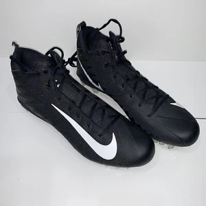 Botines de fútbol Nike Alpha Menace Pro Mid TD negros para hombre talla 14 - muestra promocional - Imagen 1 de 8