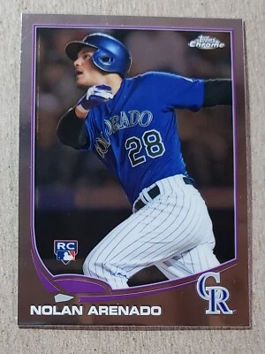 2013 Topps Chrome Update Nolan Arenado RC #MB-39 Colorado Rockies - Image 1 of 2