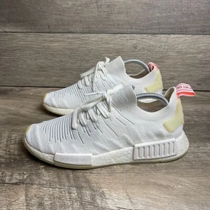Adidas NMD_R1 STLT Primeknit B37655 Women's US 10 Running Shoes White Sneakers - Picture 1 of 10