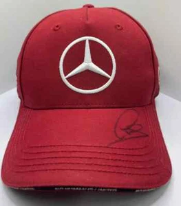 Lewis Hamilton Signed Mercedes AMG Petronas Burgundy F1 Cap + Dealer COA - Picture 1 of 3