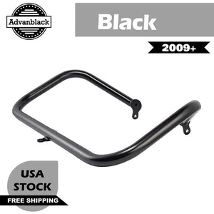 Glossy Black Engine Guard Crash Bar For 09+ Harley Street Glide Road King - Foto 1 di 8