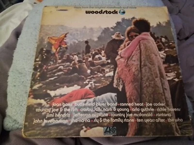 Woodstock - Music From Soundtrack -Various - 3x12" Vinyl LP Trifold K60001 - VG+ - Image 1 of 4