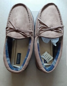Dockers Ciabatte Uomo Mocassino Taglia Media 7-8 Marrone Memory Foam Interno/Esterno - Foto 1 di 4