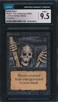 Beta Raise Dead CGC 9.5 Graded Magic MTG (8002) -magicgraders- - Image 1 of 3
