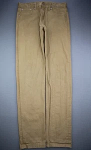 Men's 2013 Levi's 508 Jeans Regular Taper Fit Brown Cotton Sz 30x32 (Msr 31x31) - Picture 1 of 9