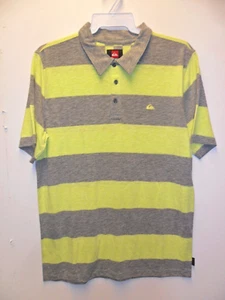 Camisa Polo QUIKSILVER Para Hombre S/S MIND GAP - Empalme - Mediana - NUEVA CON ETIQUETAS - ÚLTIMA - Imagen 1 de 1