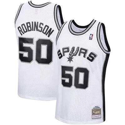 David Robinson Hardwood Classics Swingman Jersey - White