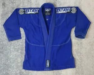 Tatami Fightwear BJJ Gi Youth M1 Blue 100% Cotton Brazilian Jiu Jitsu Kimono - Picture 1 of 5