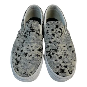 Vans Classic Off the Wall Slipper schwarz-cremeweiß abstraktes Design Gr. W9 M7,5 - Bild 1 von 9