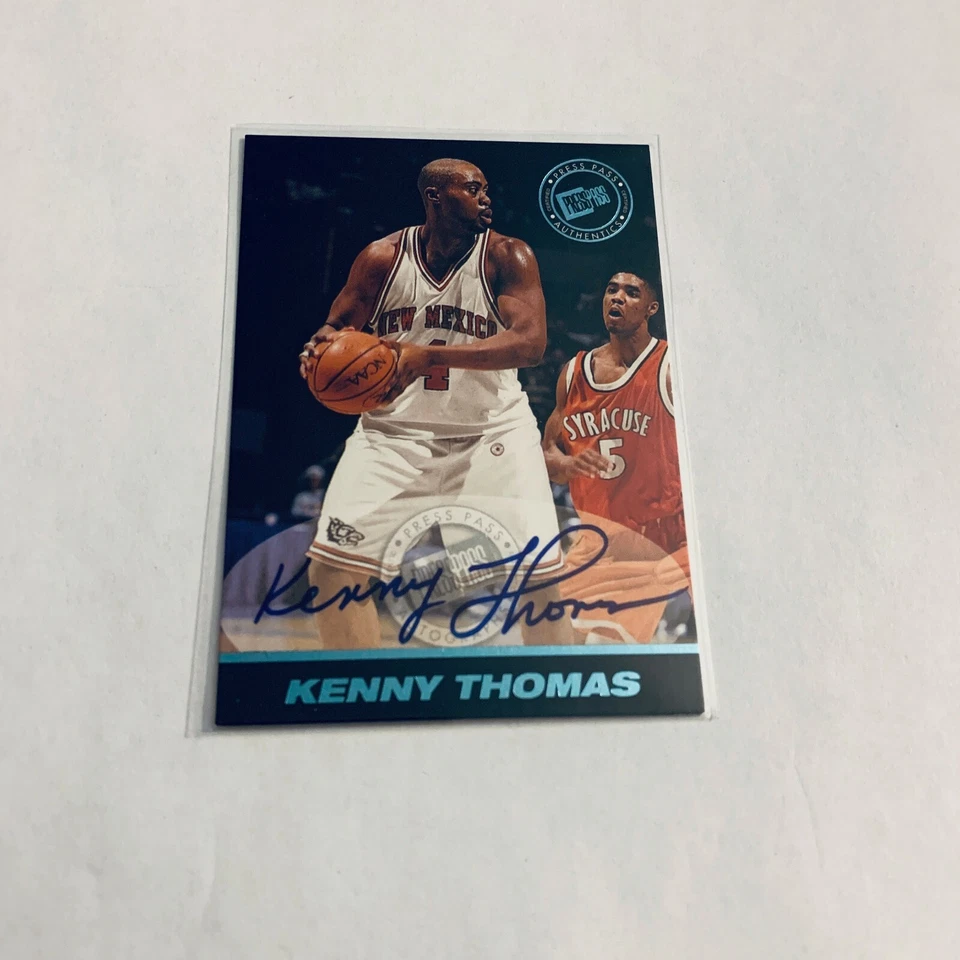 Autógrafos F80663 1999 Press Pass SE azul #36 Kenny Thomas - Imagem 1 de 1