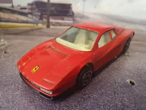 BURAGO FERRARI TESTAROSSA sin embalaje 10,5 cm de largo escala 1/43 - Imagen 1 de 7