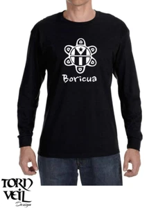 Maßgeschneiderte T-Shirts - Boricua Taino Sol (LANGARM) - Bild 1 von 1