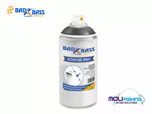 BAD BASS ACCESSORI PESCA SURFCASTING ATTIVATORE SPRAY PER ASCIUGARE COLLA - Foto 1 di 1
