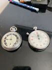 Vintage Stop Watches - Tim 1/5 And Ingersoll - Spares Or Repairs