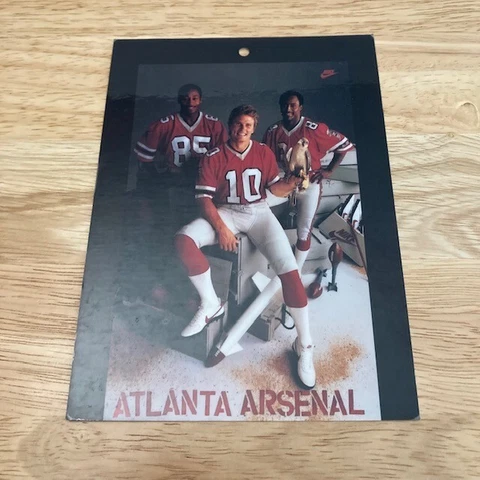 JACKSON/BARTKOWSKI/JENKINS ATLANTA ARSENAL Vintage Nike 5" x 7" Mini Poster Card Cover