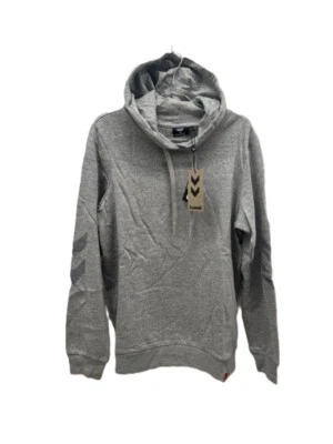 HUMMEL talla US S/M EUR SUDADERA CON CAPUCHA CUELLO JERSEY DEPORTE GRIS Foto 1 de 4