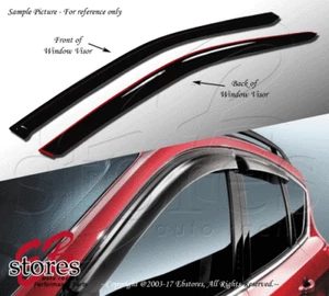 2pcs JDM Visors Rain Guard GMC Savana 1500 2500 3500 1996-2016 96-16 SLE SLT LS - Picture 1 of 6