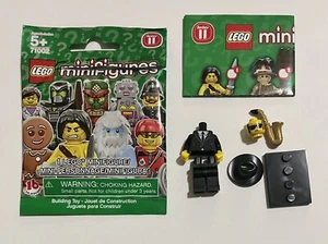 LEGO 71002 Minifiguras Serie 11 #12 Reproductor de SAXOFÓN con Envoltura + Lista de Verificación - Imagen 1 de 1