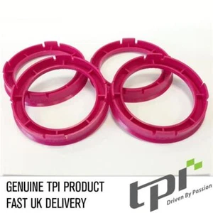 TPI Alloy Wheel Hub Rings Spigot Location Spacers 63.3 - 56.1 - Picture 1 of 2