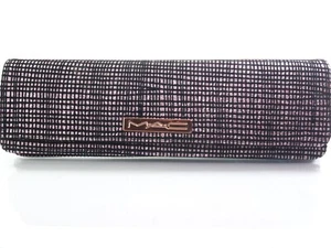 Mac Empty COSMETIC Hard case magnetic snap closure Box/ Multi Purpose - PURPLE - Picture 1 of 2